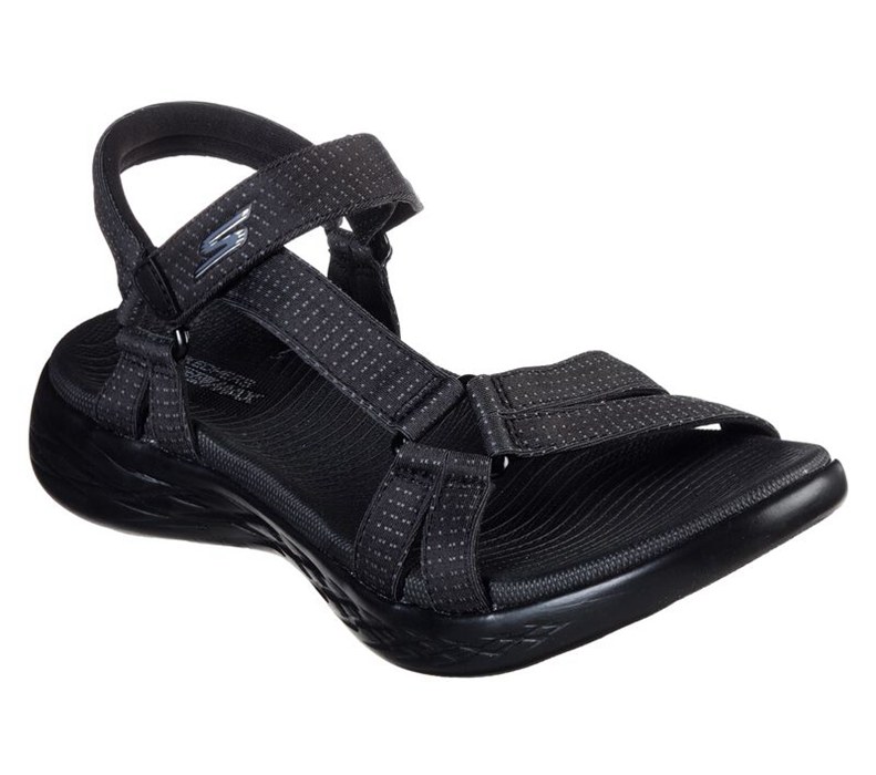 Skechers On The Go 600 - Brilliancy - Womens Sandals Black [AU-LC6949]